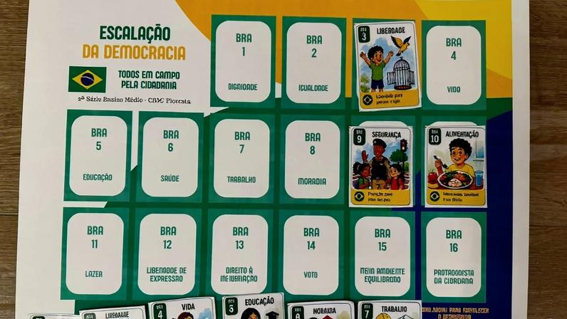 Escalação da Cidadania álbum de figurinhas inspirado na Copa
