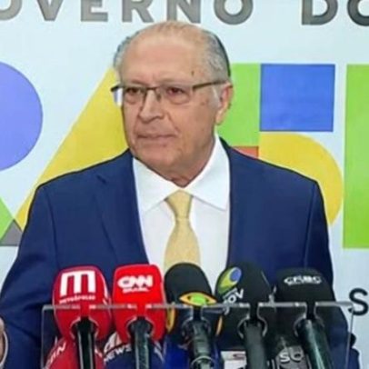 Alckmin afirma que proposta de taxação nos EUA é injusta