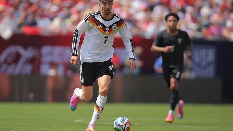 Kai Havertz (Alemanha) durante jogo contra os Estados Unidos, no dia 06.06.2026.