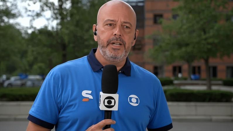 Alex Escobar passa mal ao vivo durante programação da TV Globo