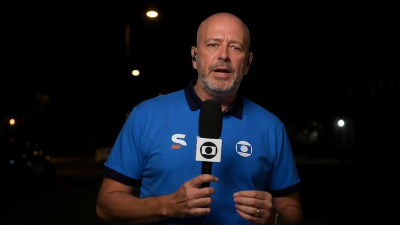 Alex Escobar passa mal ao vivo durante programação da TV Globo