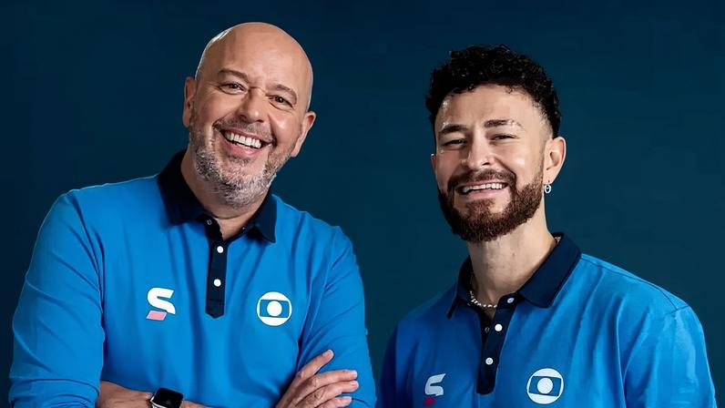 Alex Escobar e Fred Bruno (TV Globo/Divulgação)