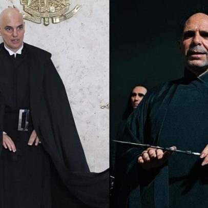 Eduardo publica foto de Moraes ao lado de vilão de Harry Potter