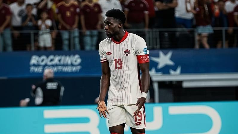 Alphonso Davies, jogador da seleção do Canadá