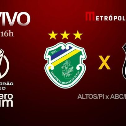 ZeroUm transmite Altos-PI x ABC-RN ao vivo pela Série D