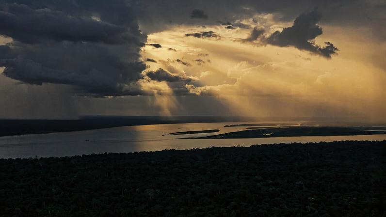 Rain over the Amazon. Photo by Rhett Ayers Butler