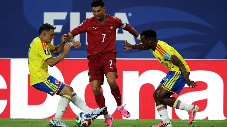 Portugal empatou sem gols com a Colômbia (Foto: PATRICIA DE MELO MOREIRA / AFP)