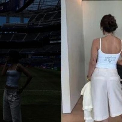 Anitta mostra preparativos em estádio nos EUA para a Copa do Mundo
