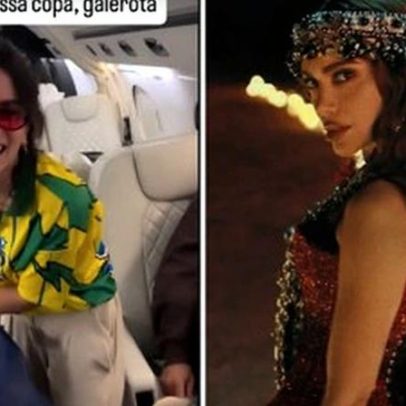 Anitta embarca para a Copa e comenta: Tudo isso sem tigrinho