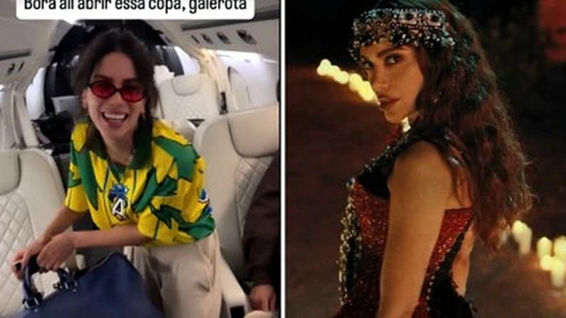 Anitta embarca para Copa do Mundo