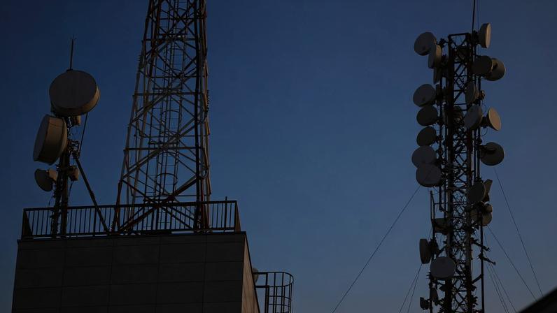 Antenas de telefonia celular.