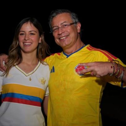 Filha do presidente colombiano joga em escolinha de gigante, polêmica com James