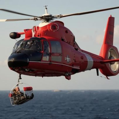 Helicóptero da Guarda Costeira dos EUA cai no Alasca