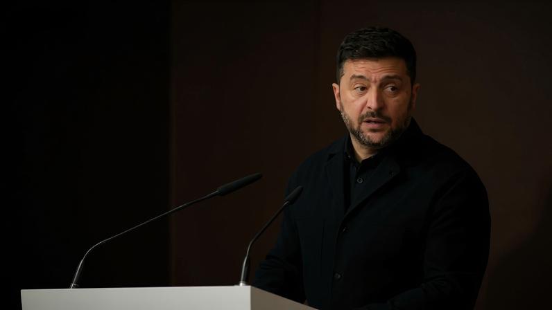 Volodymyr Zelensky; Ucrânia — Foto: Michael Probst/AP