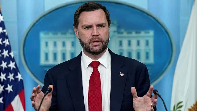 O vice-presidente J.D. Vance na Casa Blanca em Washington, 18 de junho de 2026 — Foto: AP foto/Jacquelyn Martin