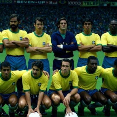 Camisa do Brasil de 1970 é uma das 10 mais icônicas da Copa