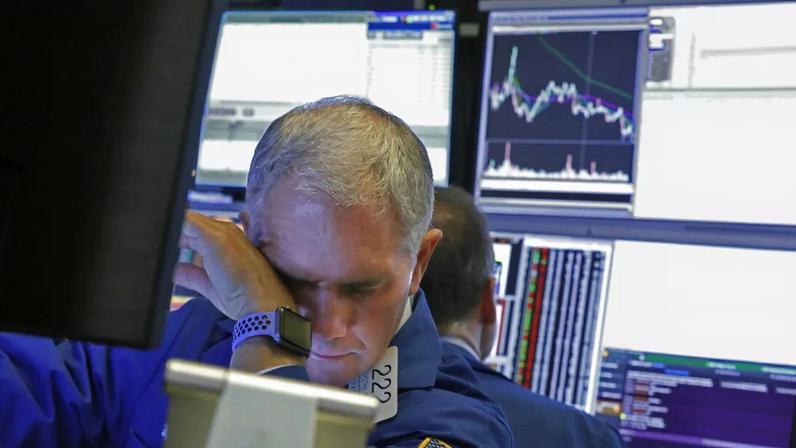 Wall Street mercado de ações NYse — Foto: AP Photo/Richard Drew