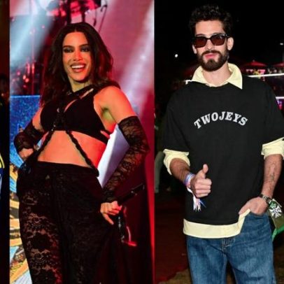 Tia Milena e famosos curtem show de Anitta em evento da Copa