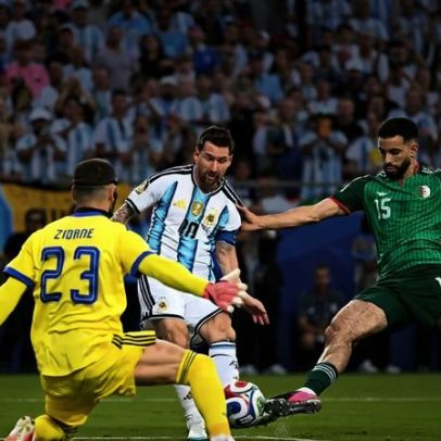 Messi marca golaço contra a Argélia e empata Mbappé em Copas
