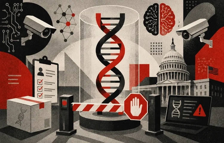 Armas biológicas: líderes de empresas de IA defendem regras obrigatórias para triagem de DNA e RNA sintéticos (Imagem gerada por IA)
