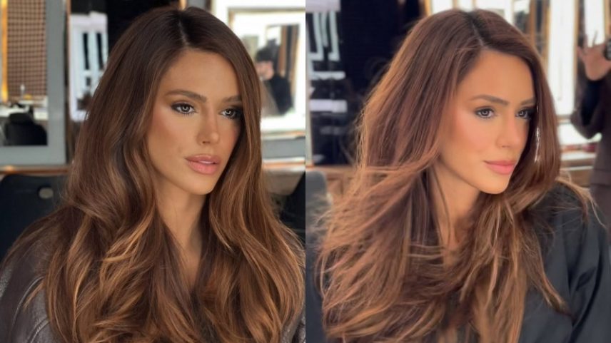 Bruna Biancardi iluminou os fios com o profissional Mario Henrique — Foto: Instagram/Reprodução
