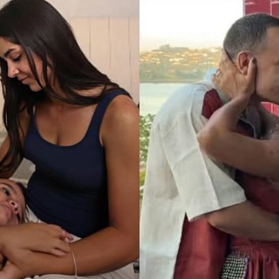 Ary Mirelle canta Mãezinha do Céu com o filho Jorge e emociona seguidores