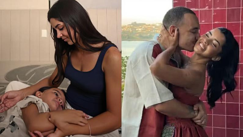 Esposa de João Gomes exibe momento fofo com o filho Jorge — Foto: Instagram/Reprodução