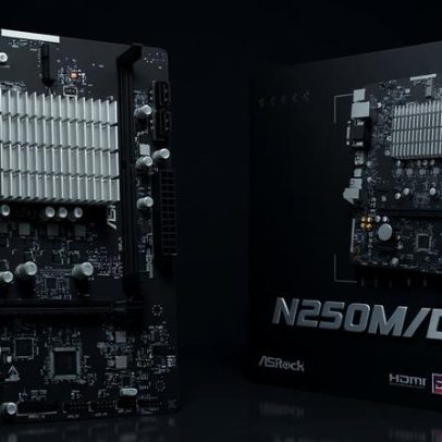 ASRock apresenta placa-mãe N250M/D5 com DDR5 e CPU Intel pré-instalada