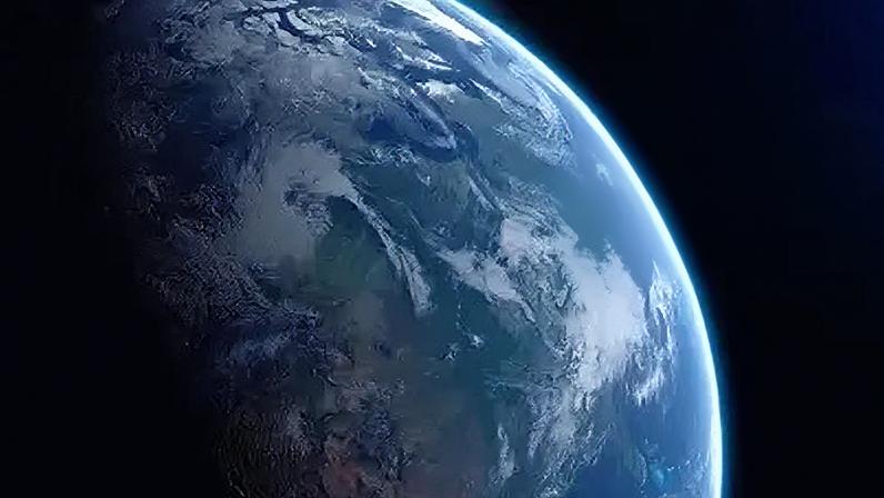 Ilustração de asteroide próximo à Terra.