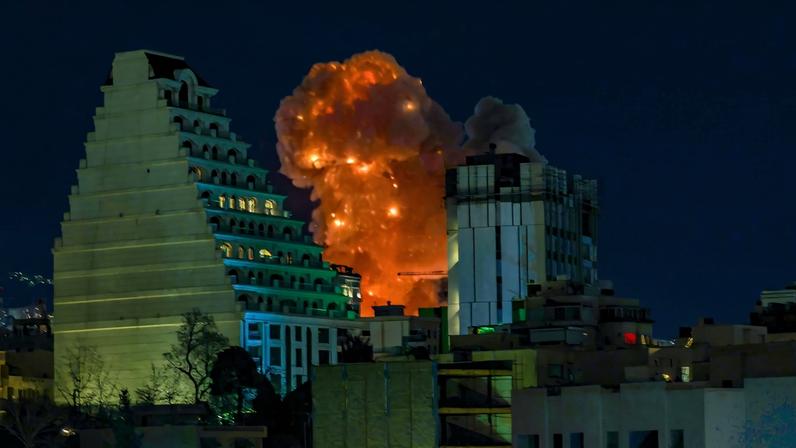 1 de 1 explosão em teerã no irã - Foto: Contributor/Getty Images