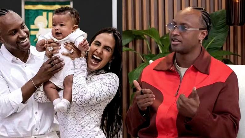 Thiaguinho reflete sobre mudanças após filho com Peixinho — Foto: Reprodução/Instagram/YouTube