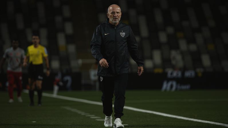 Sampaoli pelo Atlético (Foto: Pedro Souza / Atlético)