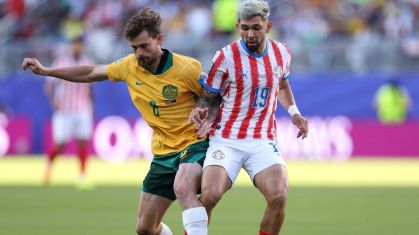 Lance de Paraguai x Austrália pela Copa do Mundo