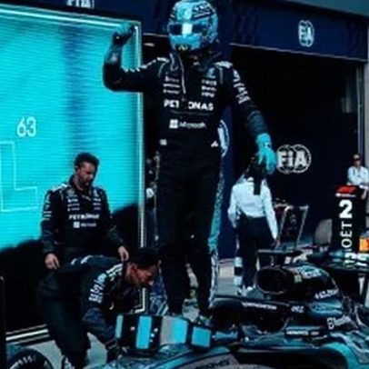 Russell celebra vitória no GP da Áustria após pausa em vitórias