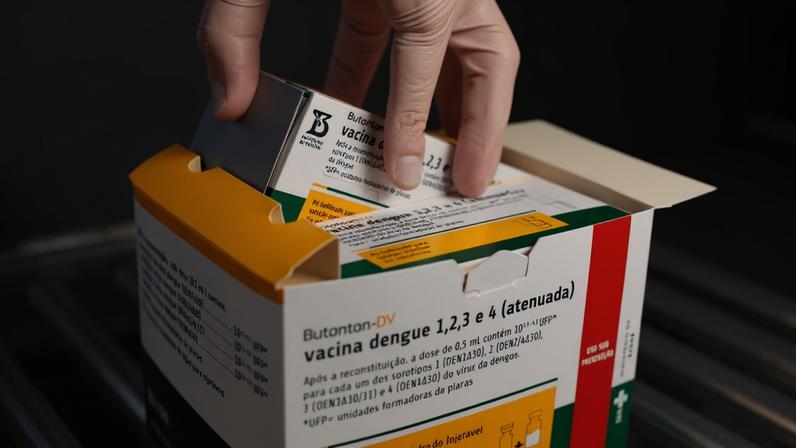 O Butantan DV é a primeira vacina do mundo em dose única contra a dengue — Foto: Divulgação / Instituto Butantan