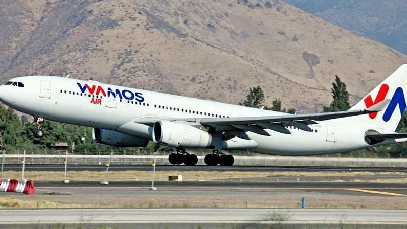 Avião Airbus A330 da companhia espanhola Wamos Air