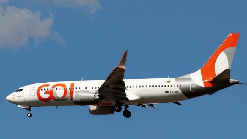 foto colorida de aeronave da Gol Linhas Aéreas - Metrópoles