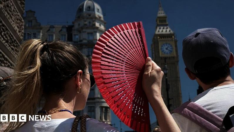 Alerta de calor extremo no Reino Unido e temperaturas europeias acima de 40°C