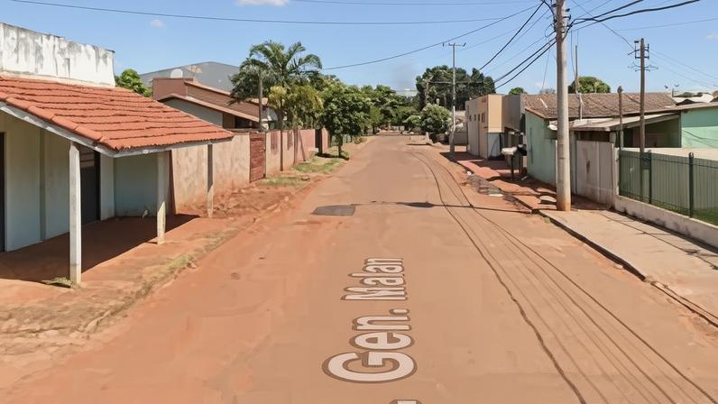Imagem colorida. bairro em Sidrolândia (MS)- Metrópoles