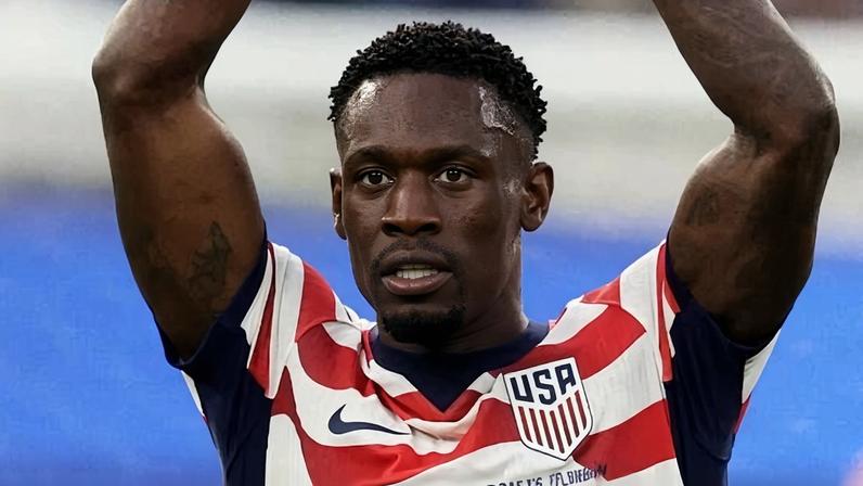 Balogun comemora gol contra o Paraguai na Copa do Mundo 2026