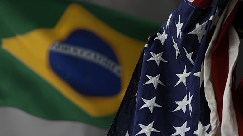 Bandeiras do Brasil e dos EUA (Foto: Divulgação: Embaixada dos Estados Unidos)