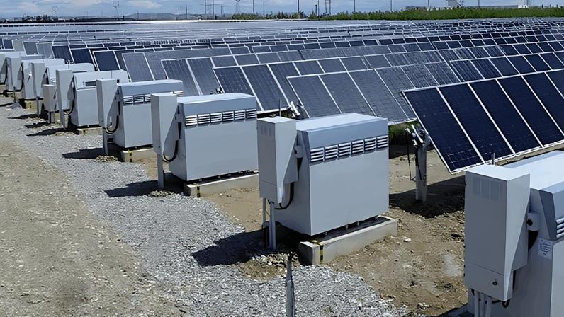 Na imagem, sistema de armazenamento de energia em baterias