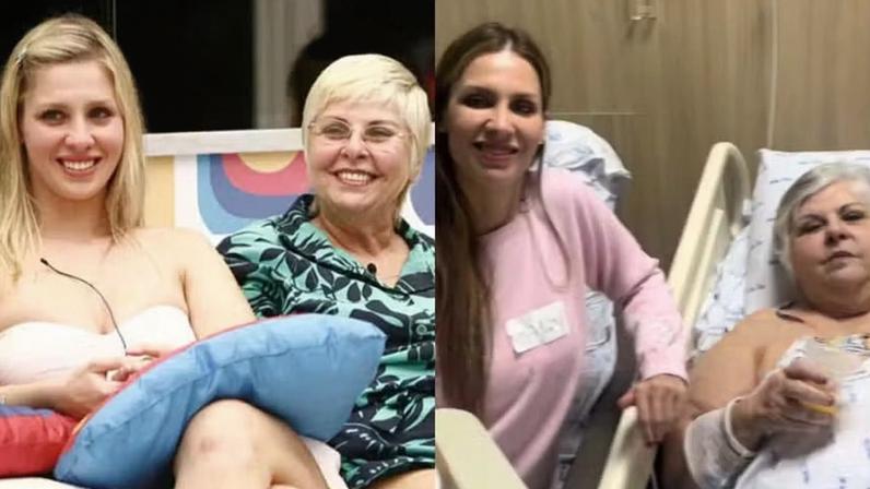 Do 'BBB9', Ana Carolina Madeira cuida de Nana, durante internação no hospital — Foto: TV Globo/Reprodução/TikTok