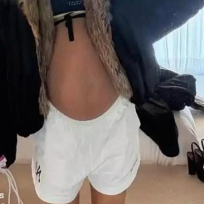Grávida de nove meses, Malu Borges segue treino na academia com cuidados