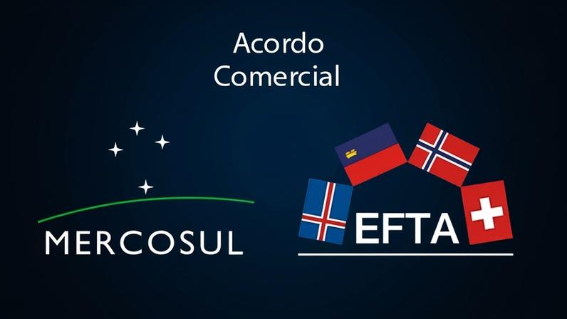 Em 2025, o intercâmbio comercial entre o Brasil e os países da EFTA somou cerca de US$ 7,76 bilhões.