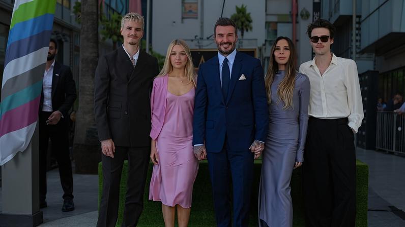 Família Beckham — Foto: Getty Images