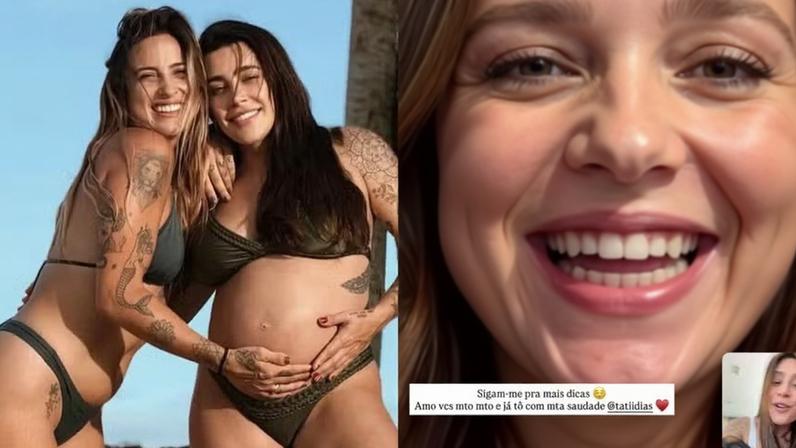 Lauana Prado revela apoio na criação do filho de Tati Dias, Bento: 'Tive que entrar em ação' — Foto: Reprodução/Instagram