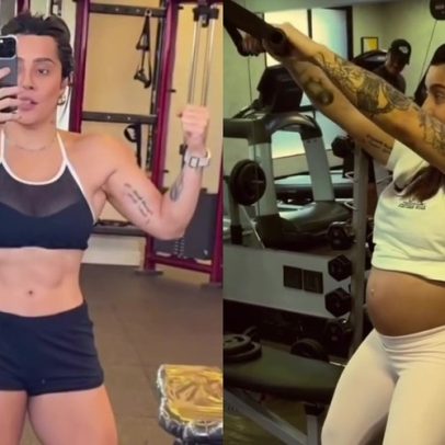 Grávida, Lauana Prado mostra antes e depois do corpo e comemora barriga