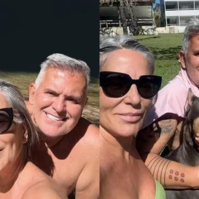 Gloria Pires curte dia de sol em cachoeira perto de mansão luxuosa