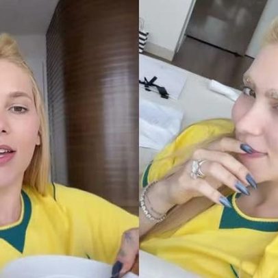 Antes de jogo do Brasil, Virginia muda visual com descoloração das sobrancelhas